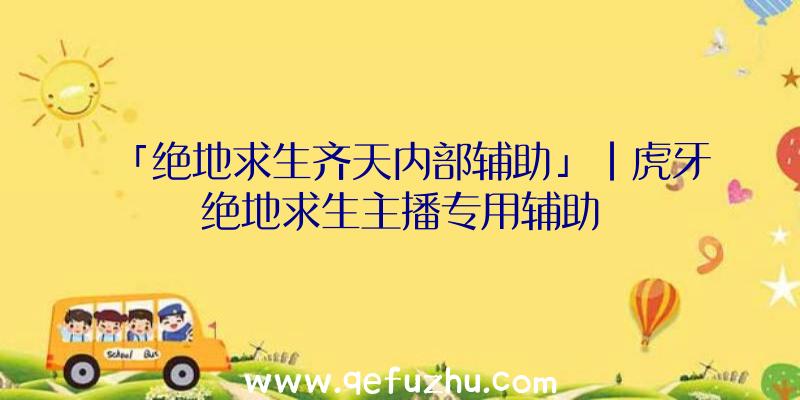 「绝地求生齐天内部辅助」|虎牙绝地求生主播专用辅助